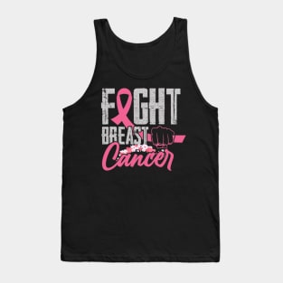 Fight Breast Cancer Awareness Boxing Glove Tank Top